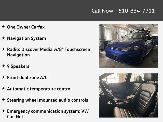 Used 2018 Volkswagen Golf R 4-Door AWD/4WD image 4