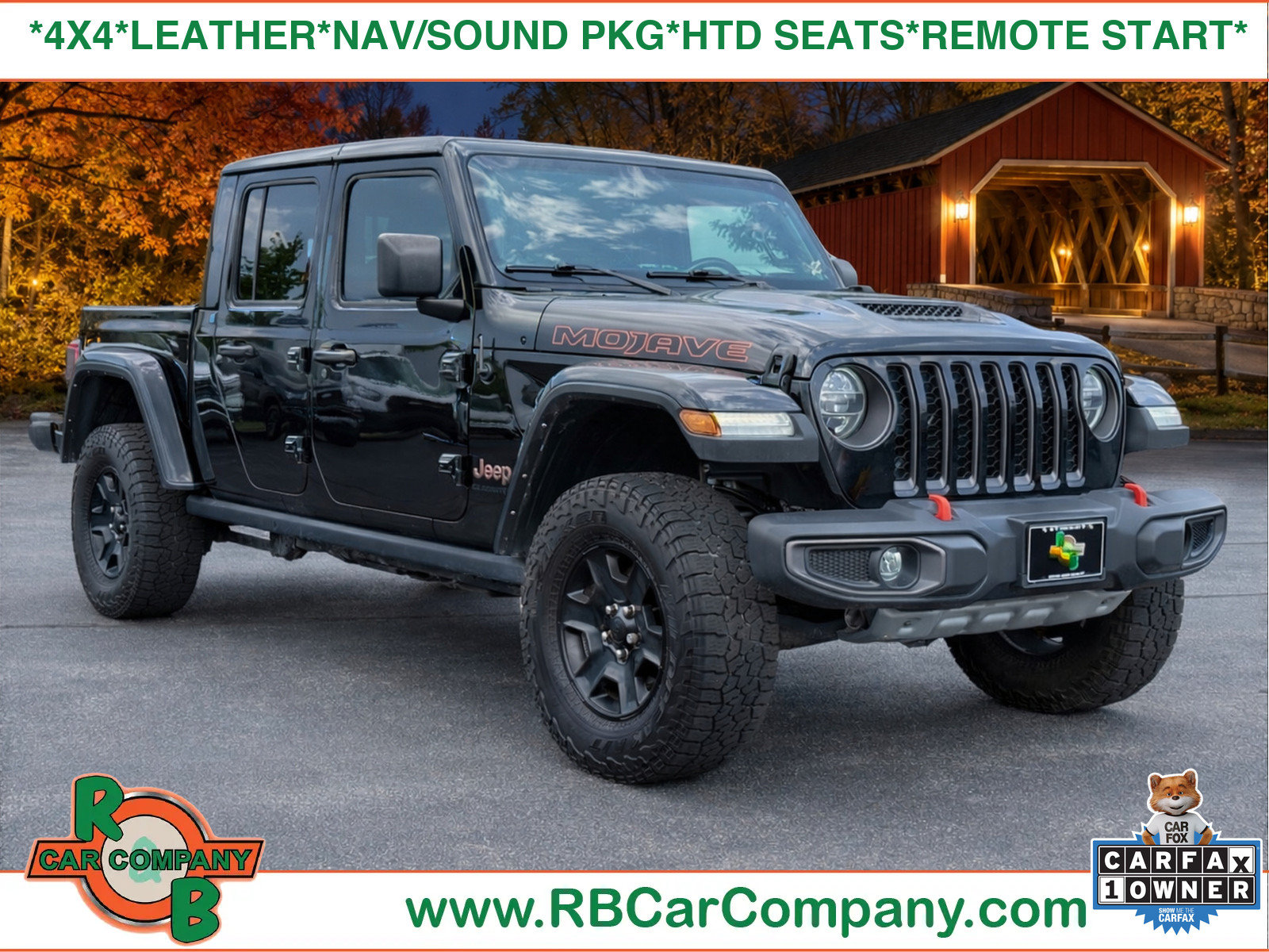 Used 2021 Jeep Gladiator Mojave w/ Uconnect 4C Nav & Sound Group