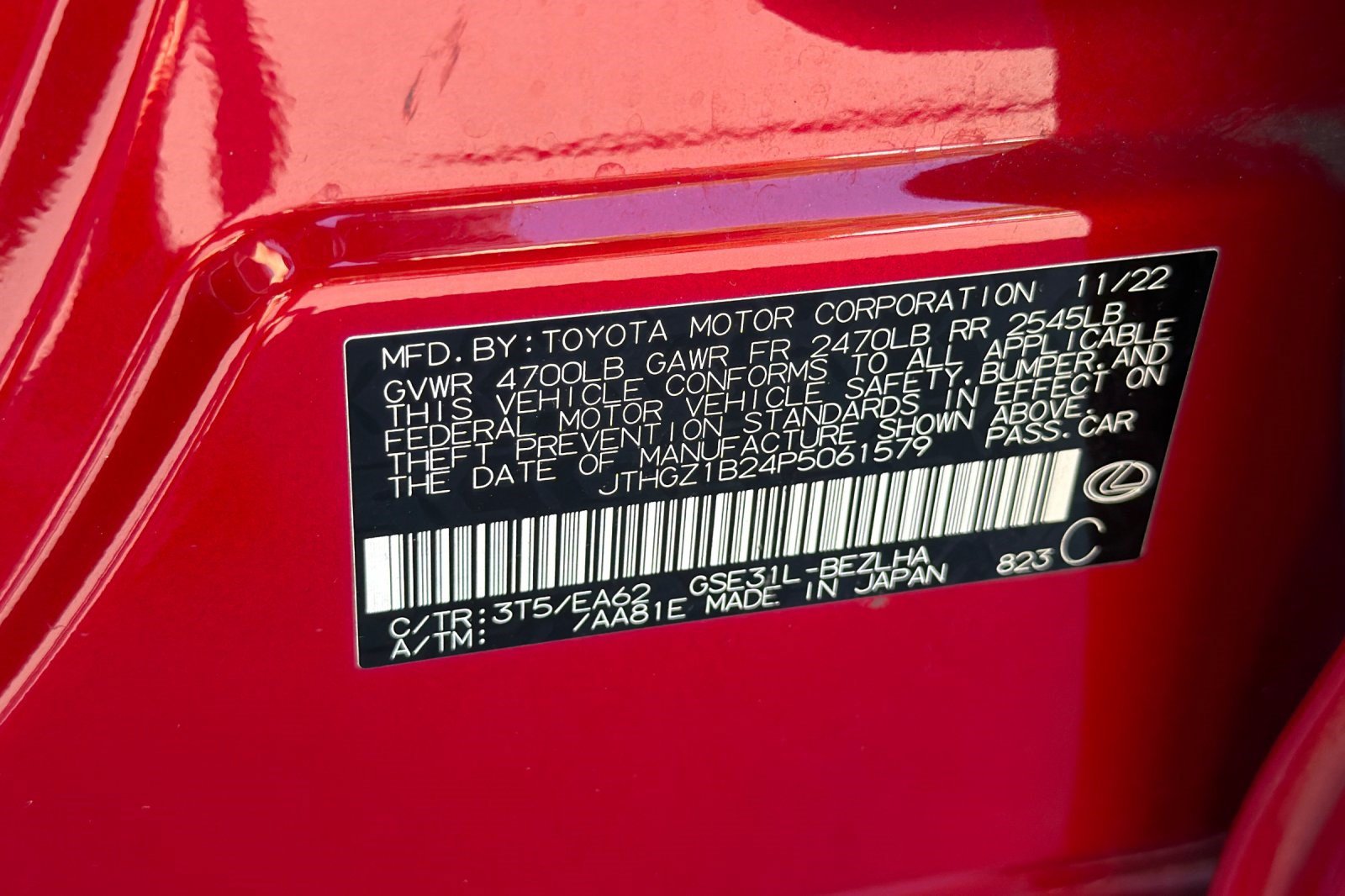Certified 2023 Lexus IS 350 F Sport w/ Navigation Package RWD image 39
