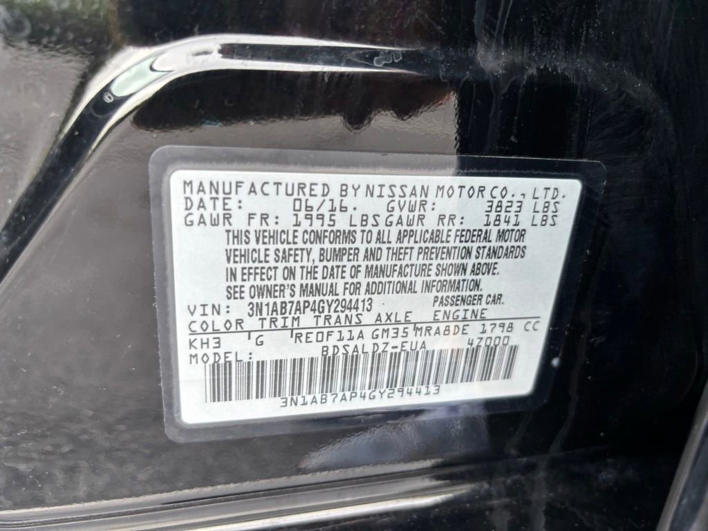 Used 2016 Nissan Sentra SV FWD image 11