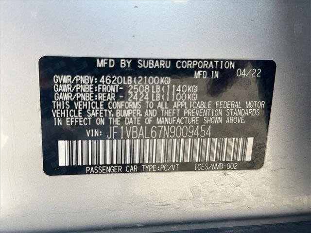 Used 2022 Subaru WRX Limited w/ Popular Package #2 image 25