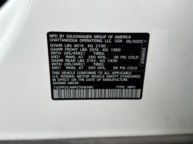 Used 2023 Volkswagen Atlas SEL Premium AWD/4WD image 24