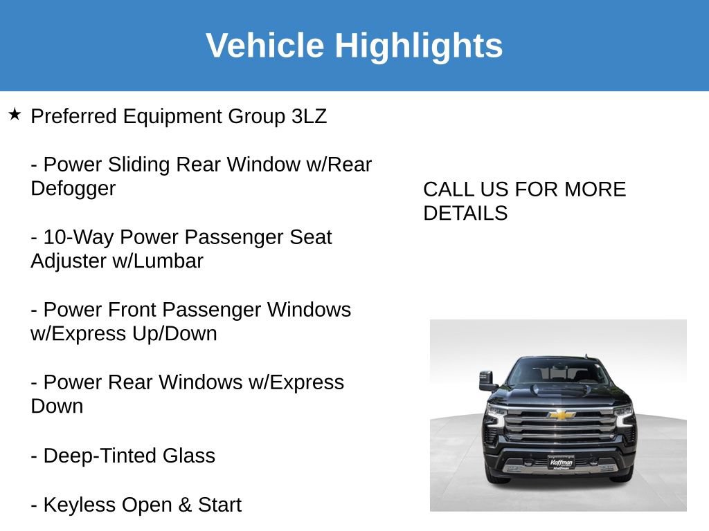 Used 2025 Chevrolet Silverado 1500 High Country w/ High Country Premium Package AWD/4WD image 15