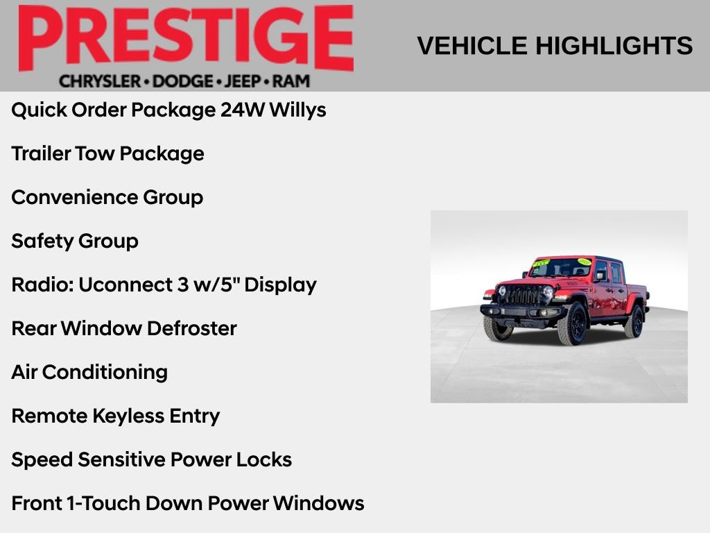 Used 2021 Jeep Gladiator Willys image 2