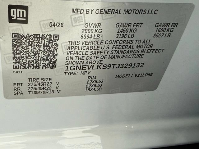 New 2026 Chevrolet Traverse RS AWD/4WD image 47