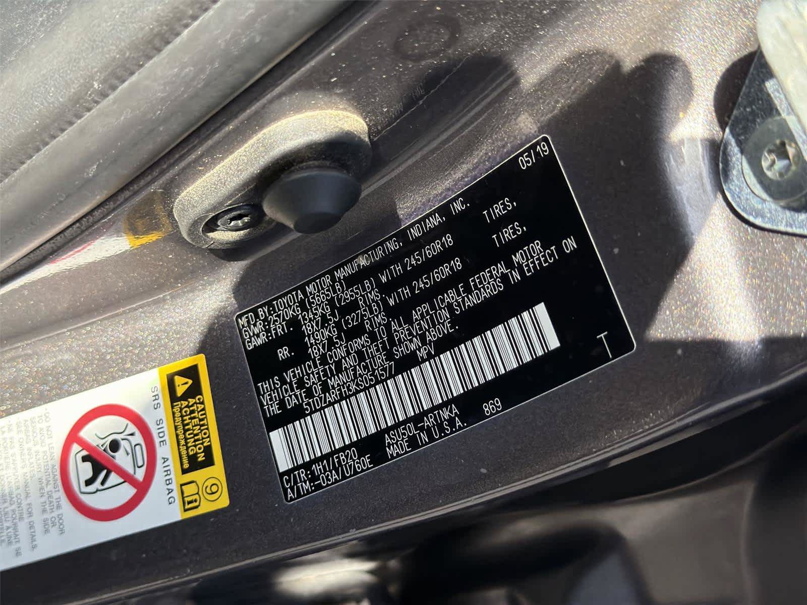 Used 2019 Toyota Highlander LE FWD image 22