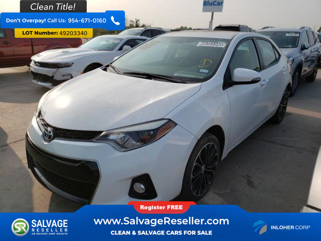 Used 2016 Toyota Corolla S FWD image 3