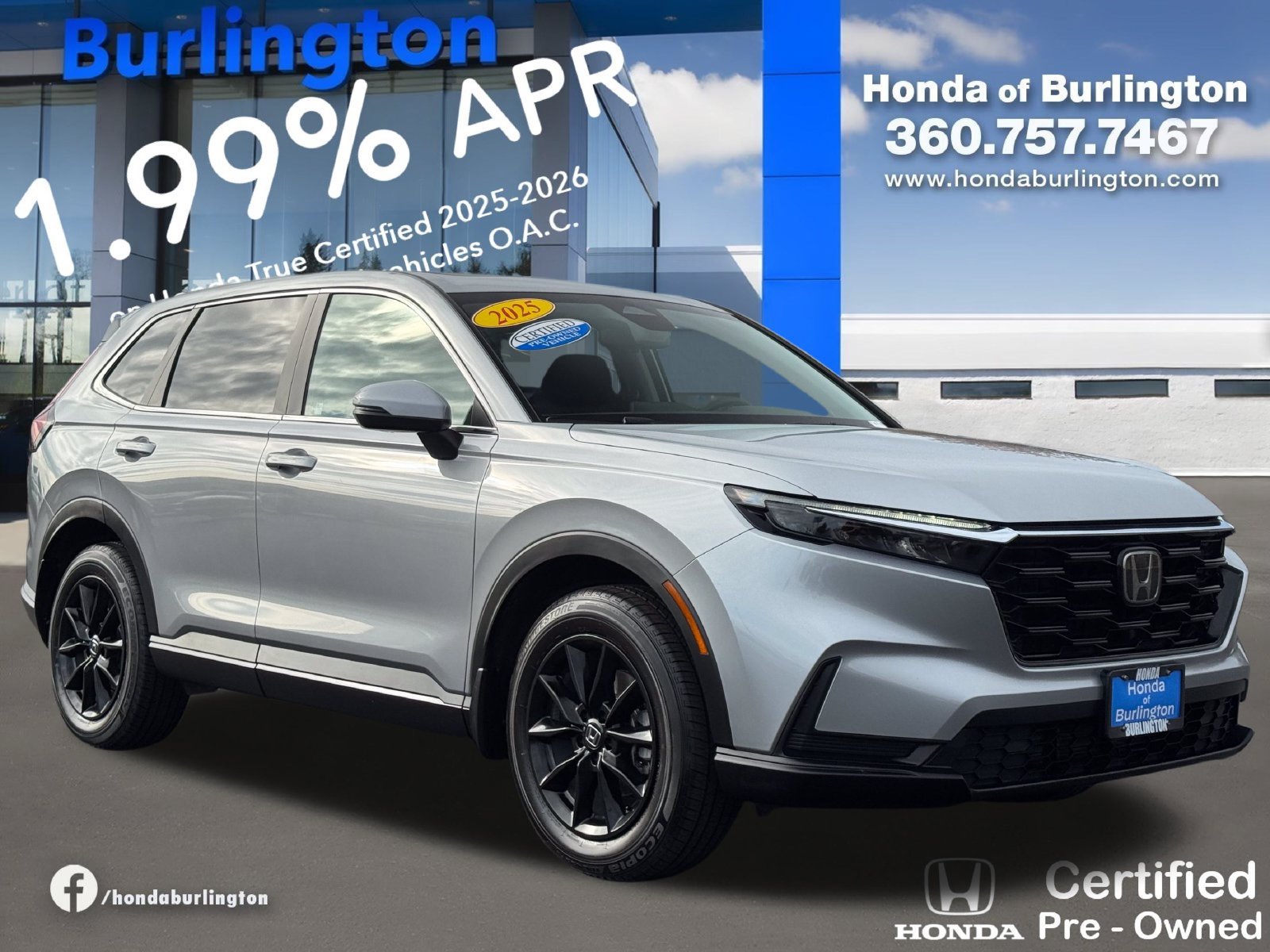 Certified 2025 Honda CR-V EX image 10