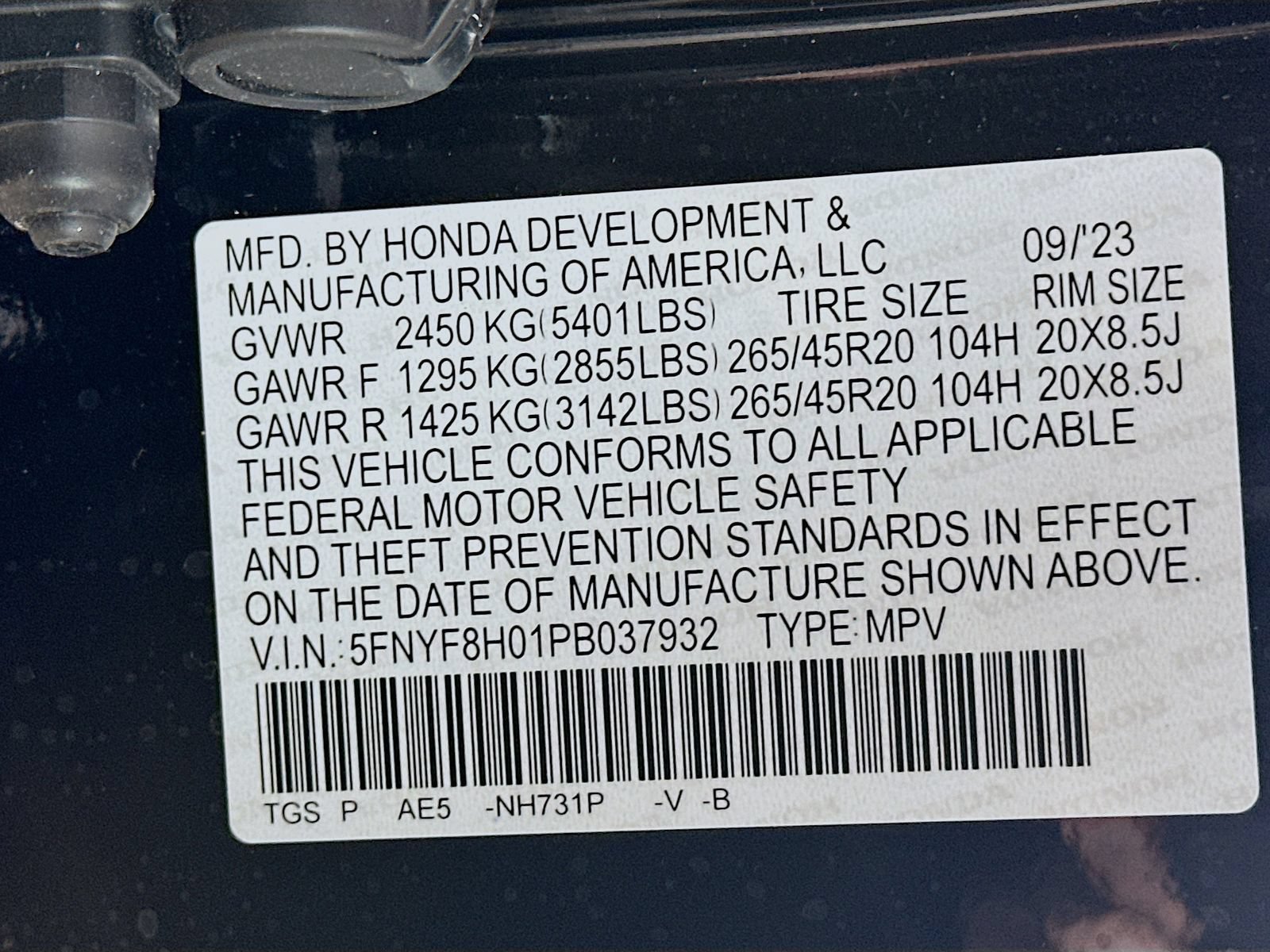 Used 2023 Honda Passport Elite image 50