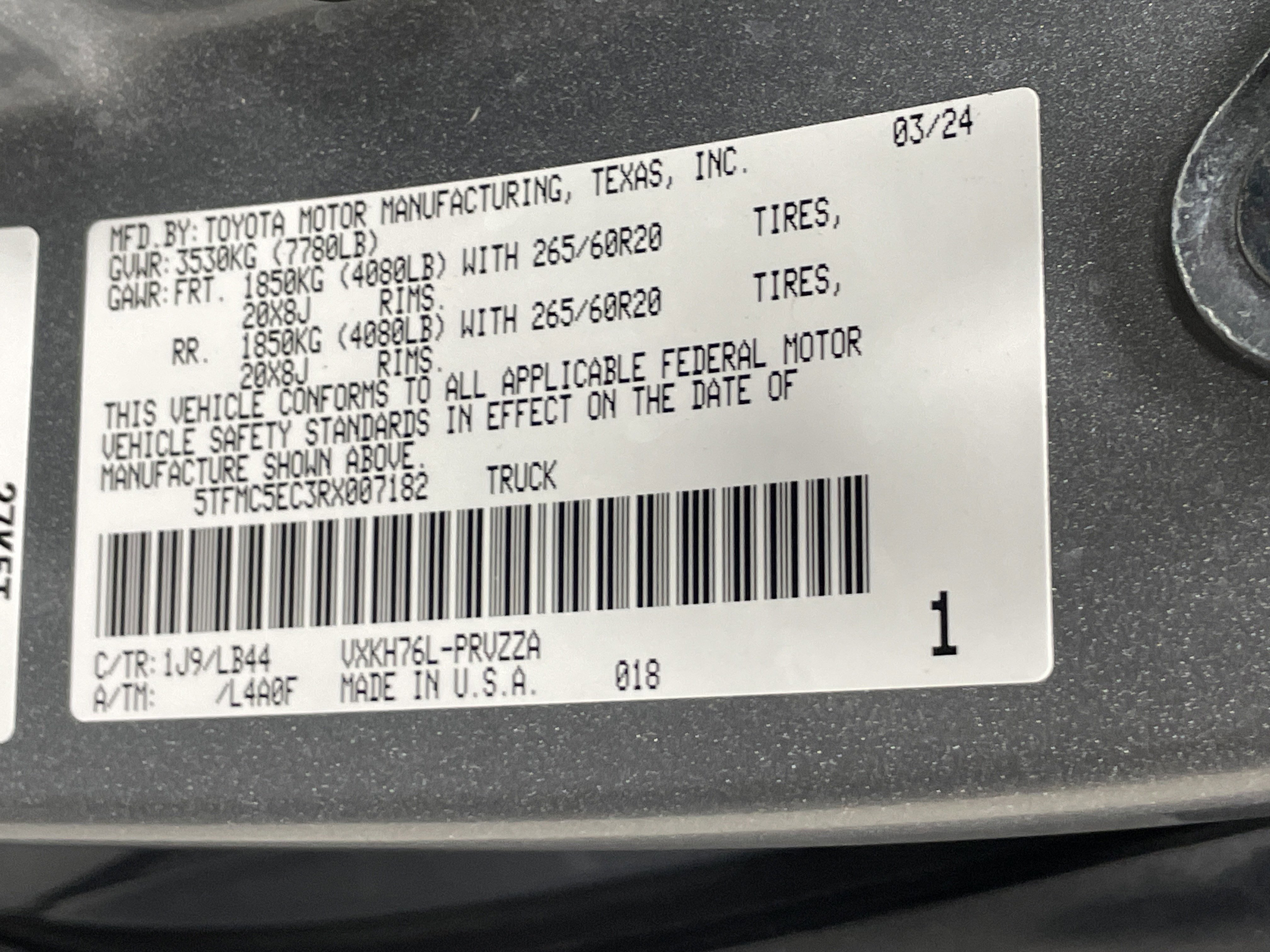 Used 2024 Toyota Tundra 1794 Edition image 36