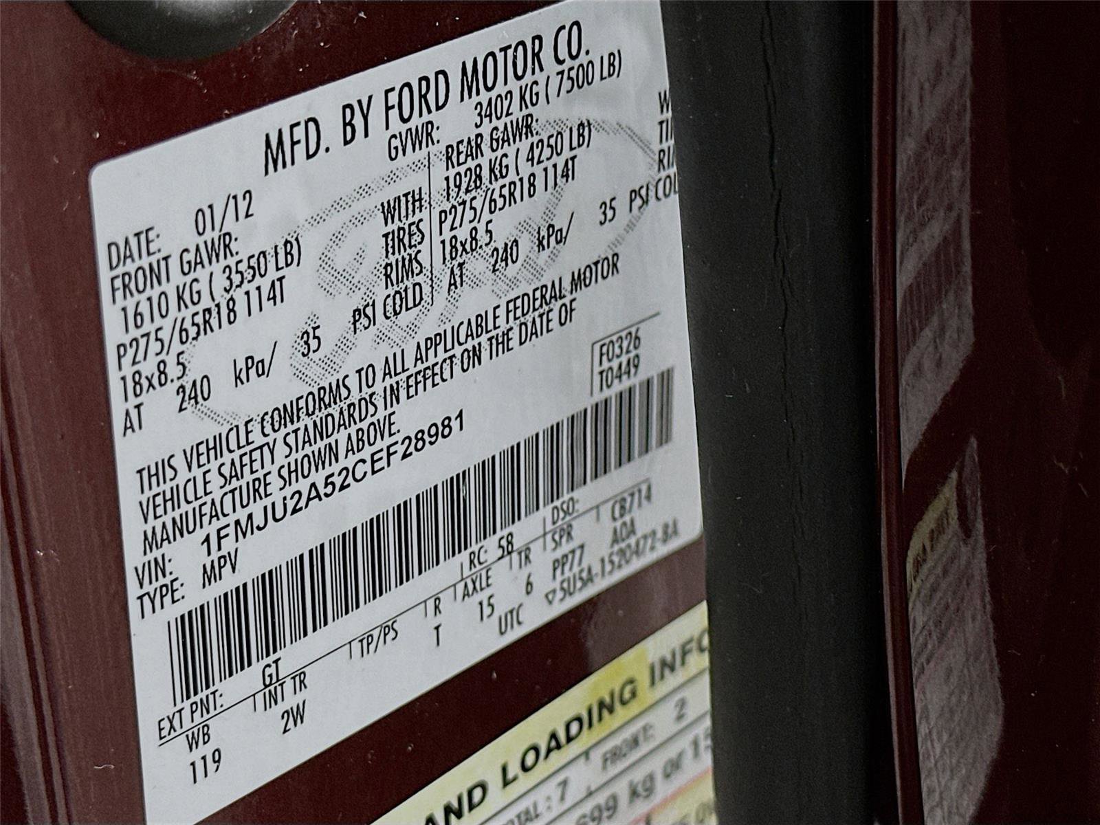 Used 2012 Ford Expedition Limited image 22