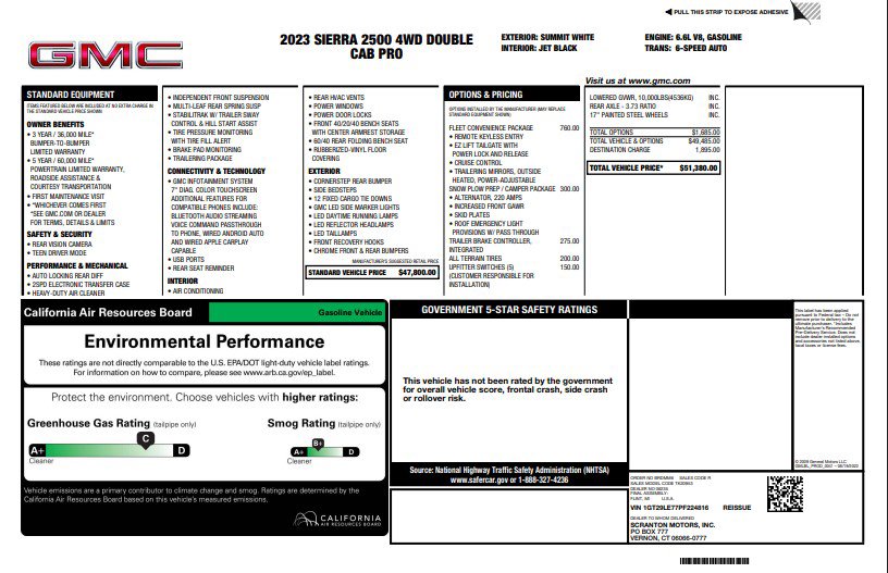 Used 2023 GMC Sierra 2500 Pro w/ Fleet Convenience Package image 4