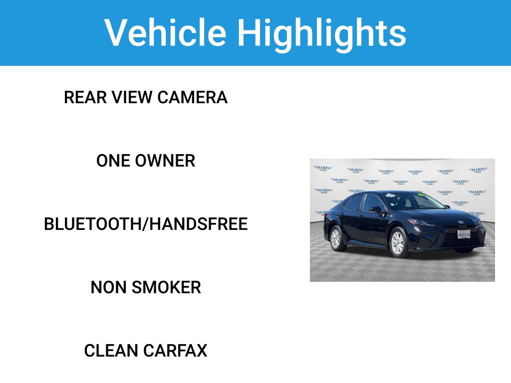 Used 2025 Toyota Camry LE FWD image 7