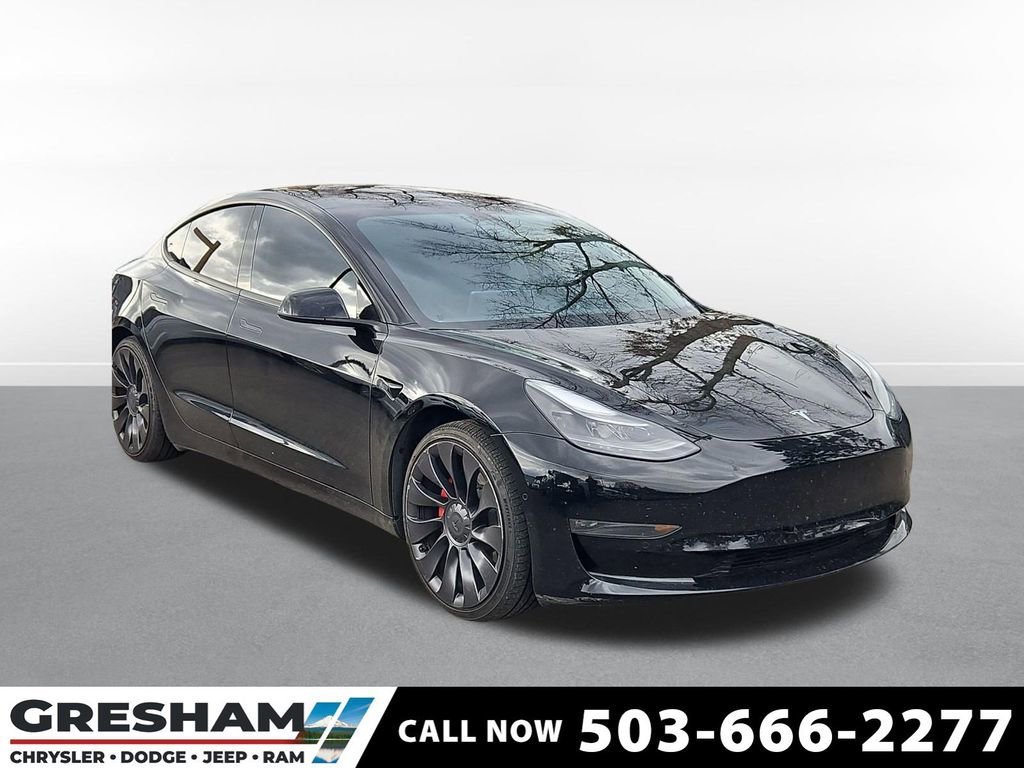 Used 2021 Tesla Model 3 Performance image 1
