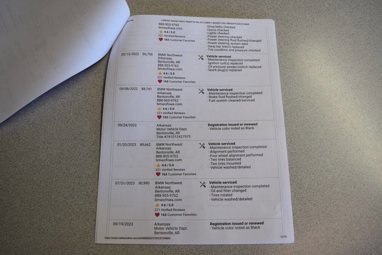 Used 2012 BMW 335i Convertible image 92