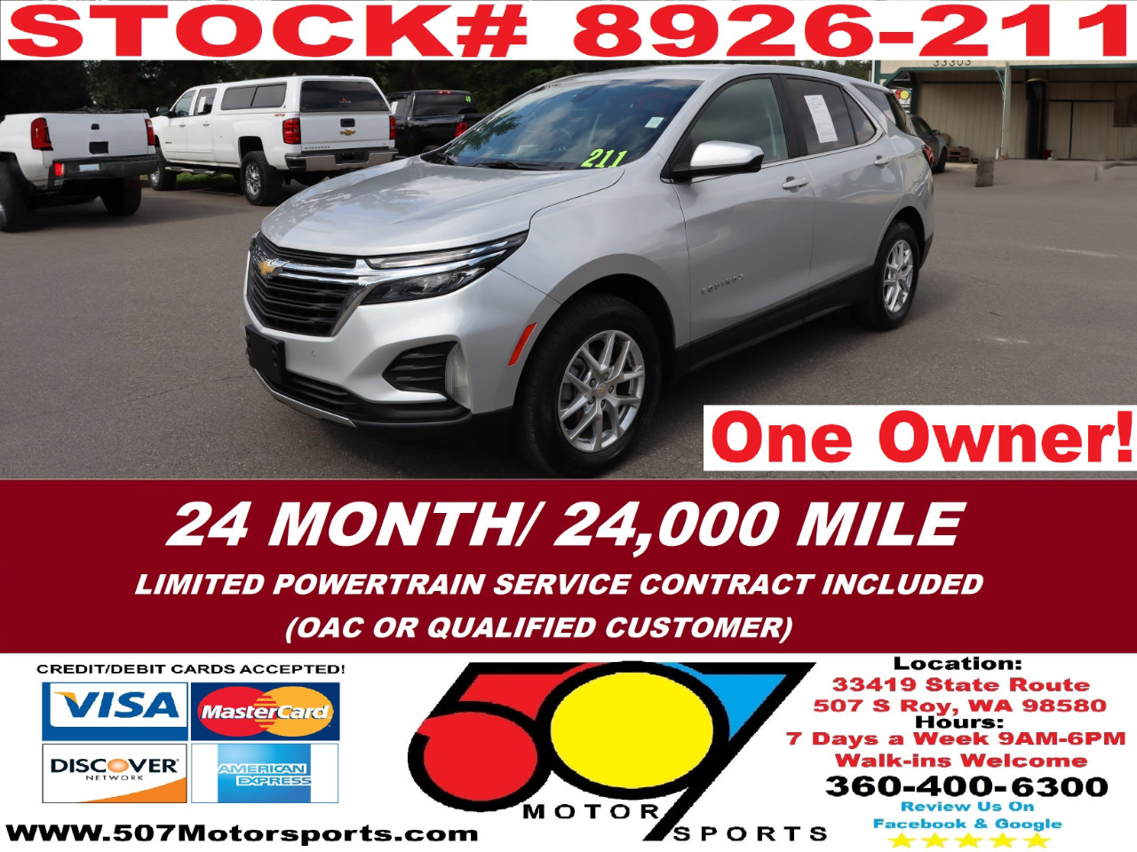 Used 2022 Chevrolet Equinox LT w/ Driver Convenience Package image 1