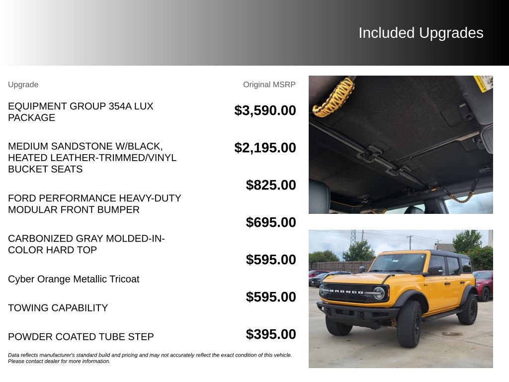 Used 2022 Ford Bronco Wildtrak AWD/4WD image 5