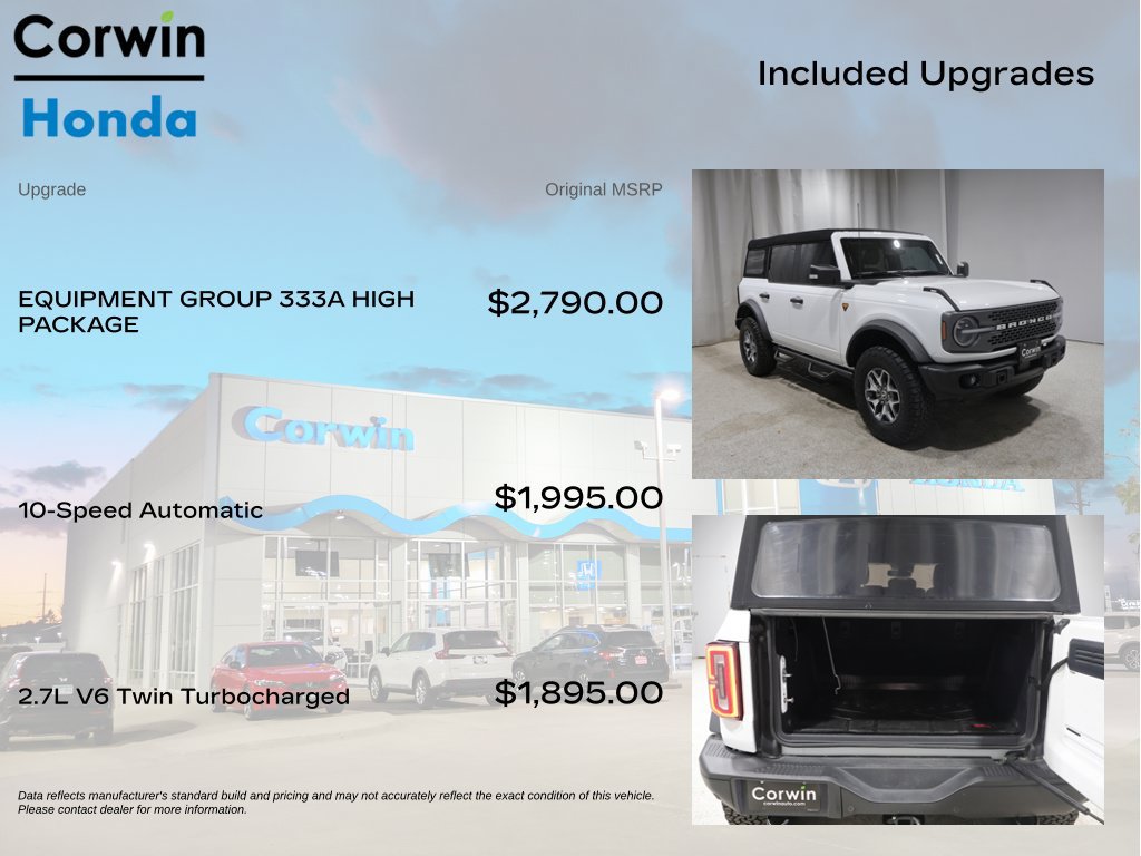 Used 2023 Ford Bronco Badlands AWD/4WD image 4