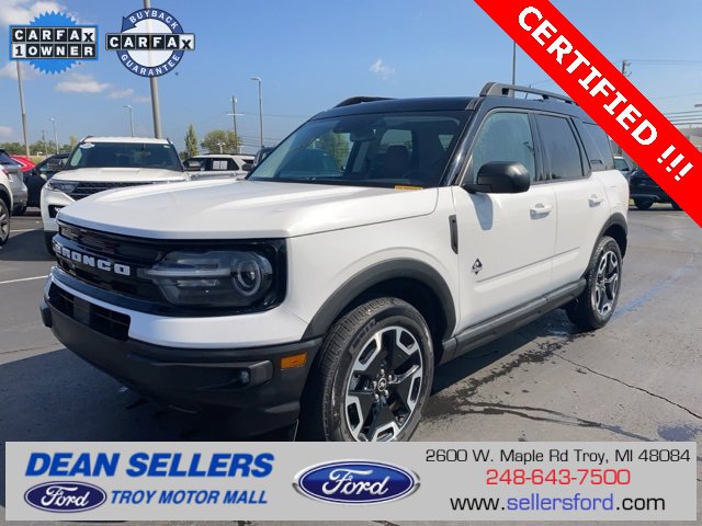 Certified 2022 Ford Bronco Sport Outer Banks w/ Tech Package