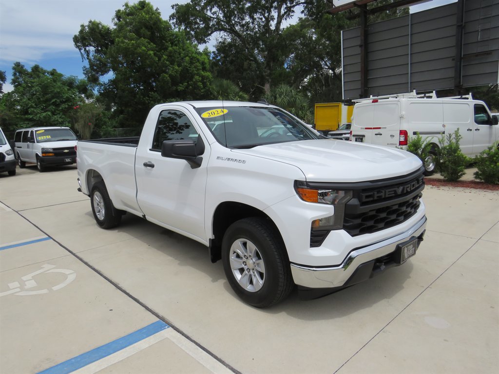 Used 2024 Chevrolet Silverado 1500 W/T w/ WT Fleet Convenience Package image 1