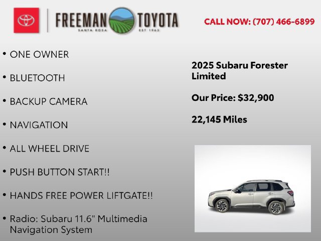 Used 2025 Subaru Forester Limited AWD/4WD image 9