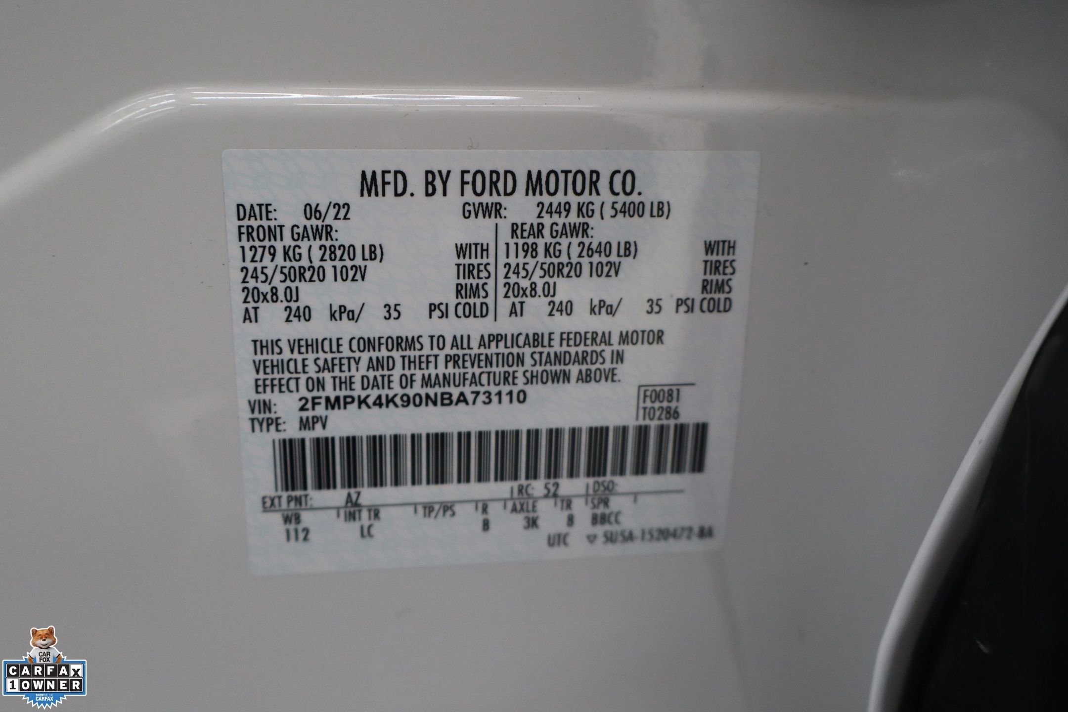 Certified 2022 Ford Edge Titanium AWD/4WD image 32