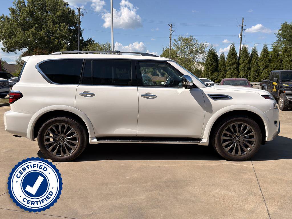 Certified 2024 Nissan Armada Platinum w/ Captain's Chairs Package image 2