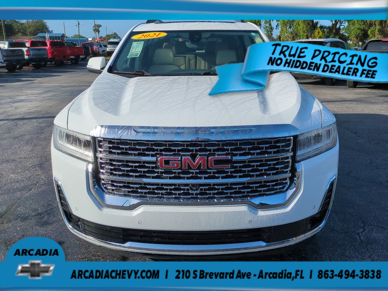 Certified 2021 GMC Acadia Denali w/ Denali Technology Package FWD image 9