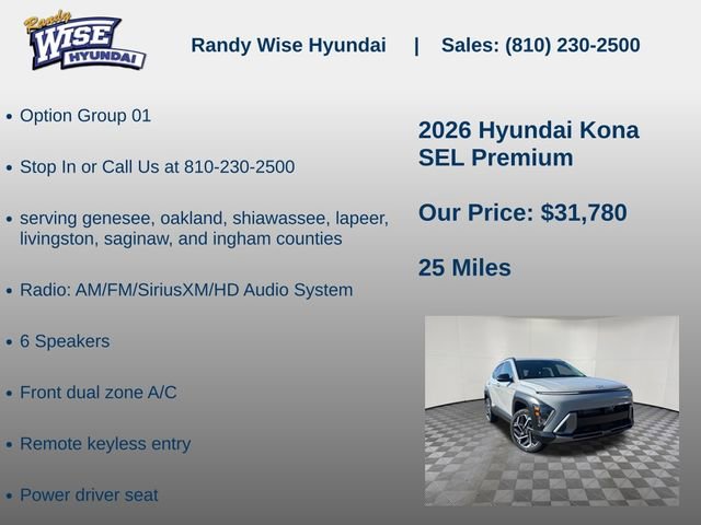 New 2026 Hyundai Kona SEL Premium AWD/4WD image 5