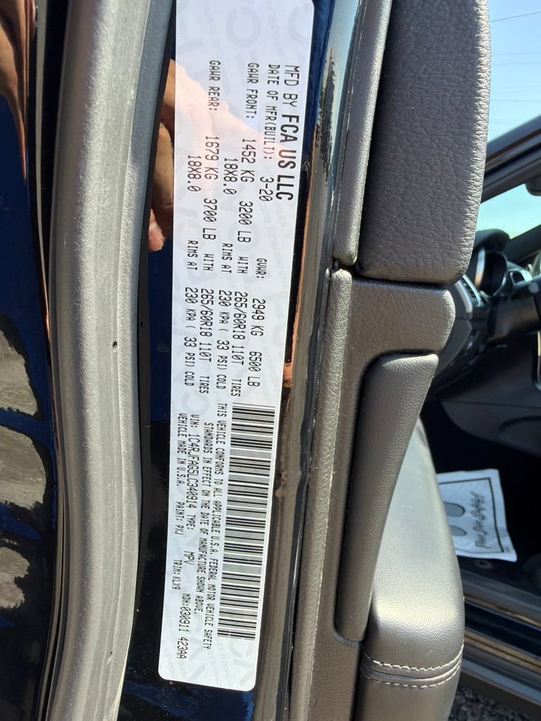 Certified 2020 Jeep Grand Cherokee Laredo w/ Quick Order Package 2BN North AWD/4WD image 37