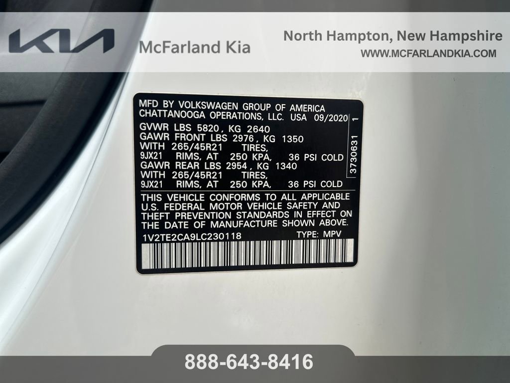 Used 2020 Volkswagen Atlas Cross Sport SEL Premium R-Line image 31