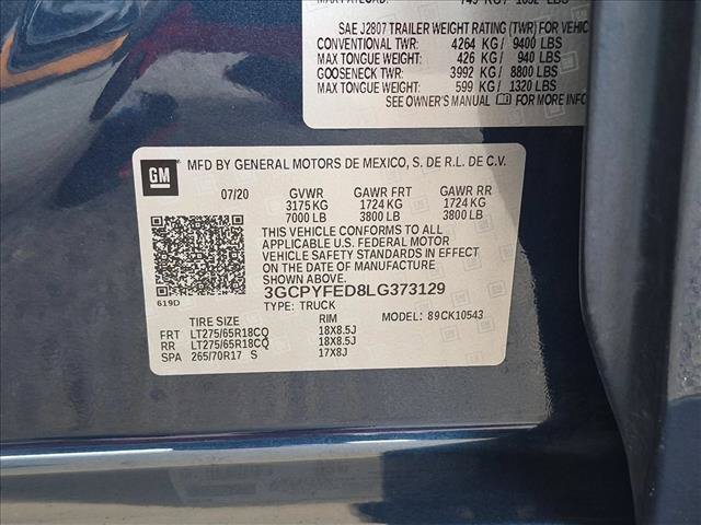 Used 2020 Chevrolet Silverado 1500 LT Trail Boss AWD/4WD image 25