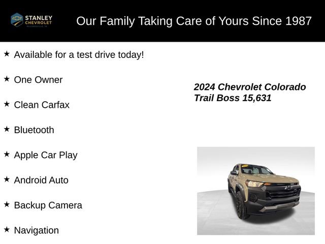 Used 2024 Chevrolet Colorado Trail Boss w/ Advanced Trailering Package image 9