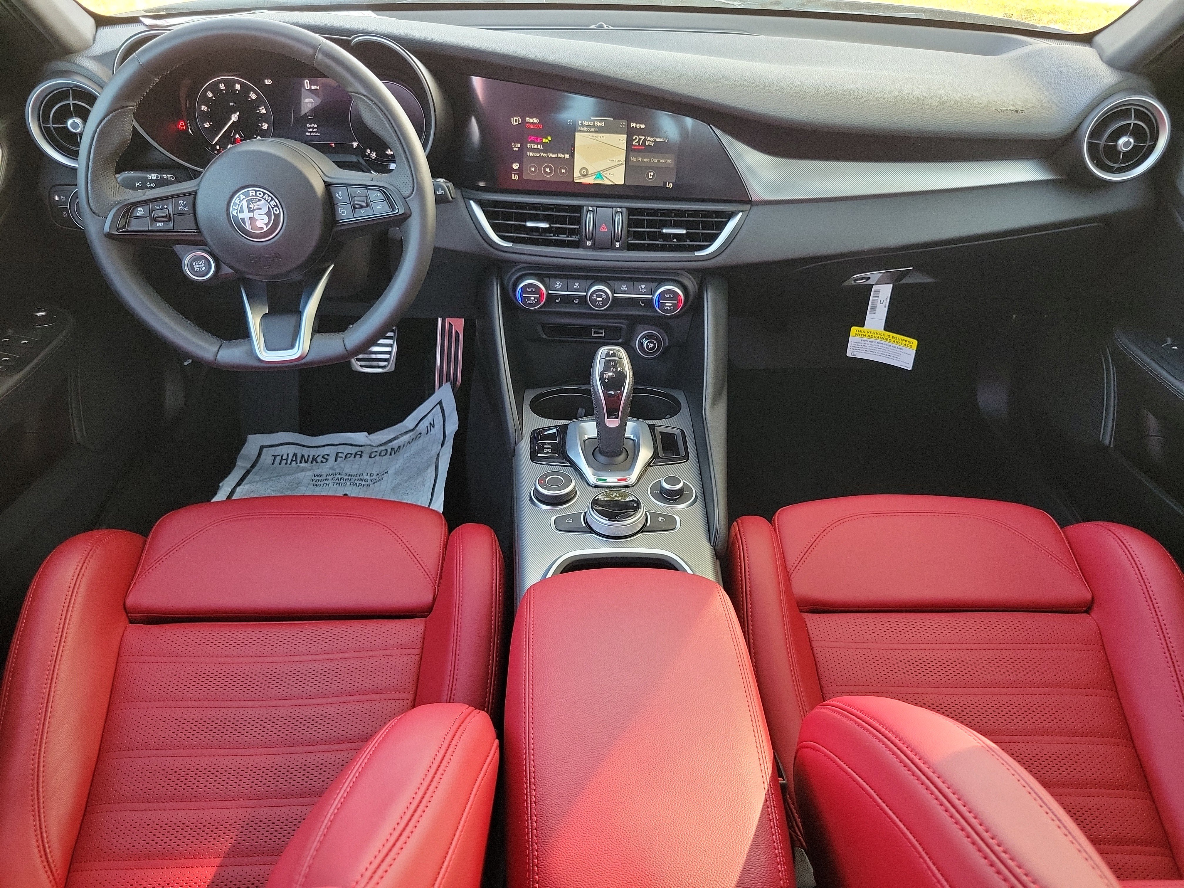 Used 2024 Alfa Romeo Giulia Ti w/ Performance Driving Package RWD image 12