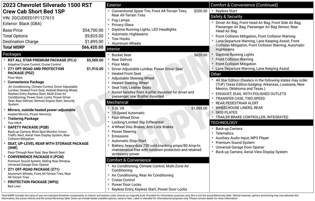 Used 2023 Chevrolet Silverado 1500 RST w/ RST All Star Premium Package image 8