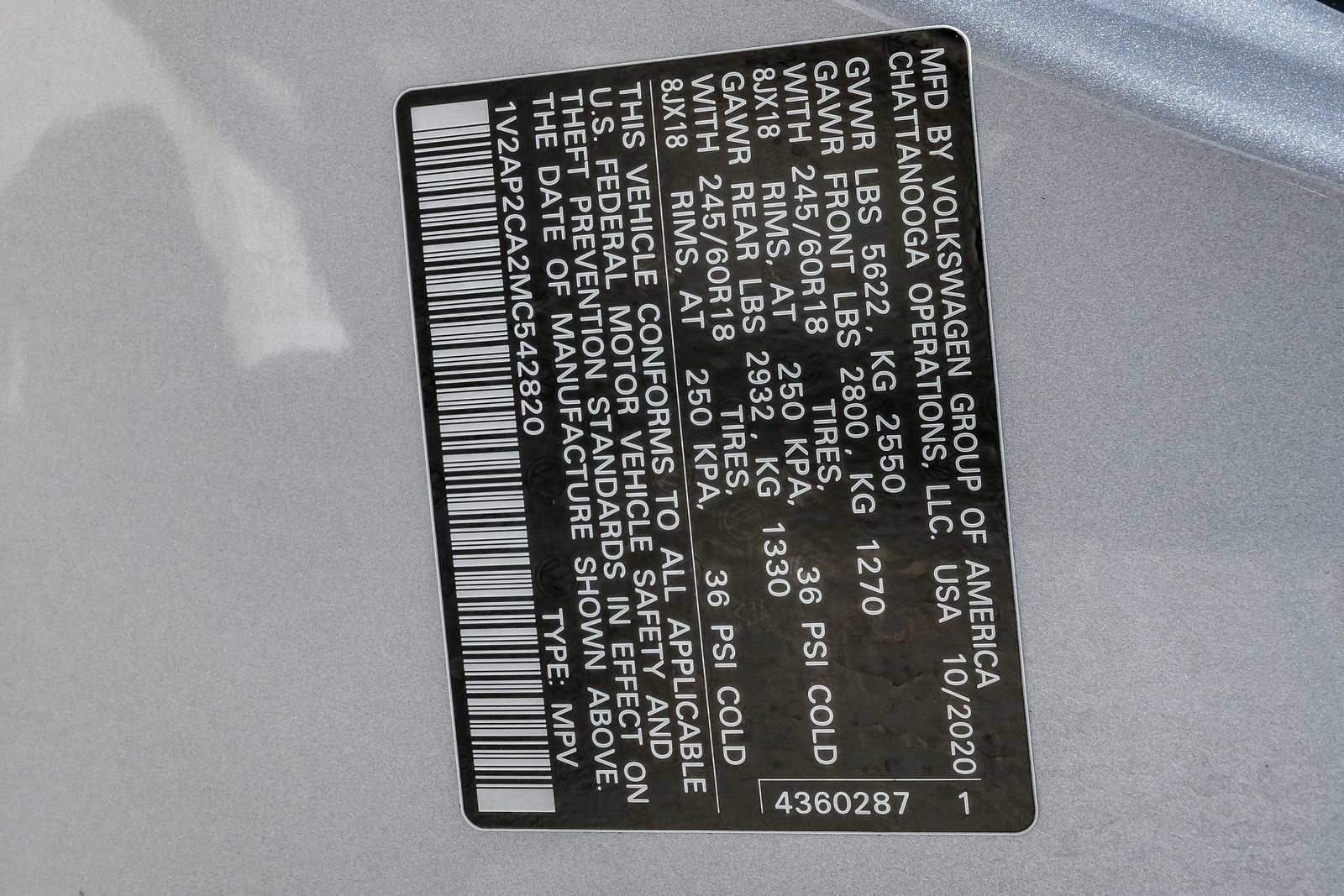 Used 2021 Volkswagen Atlas S FWD image 61