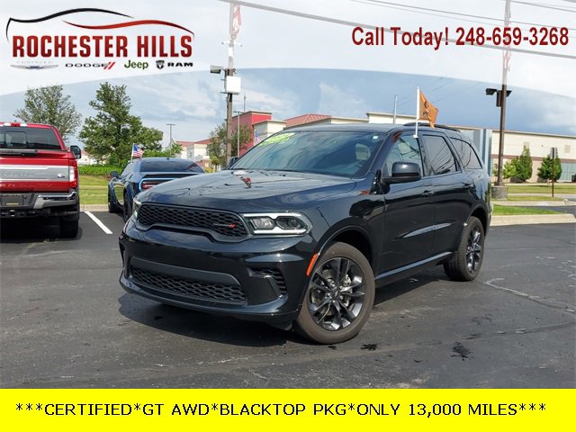 Certified 2024 Dodge Durango GT w/ Blacktop Package