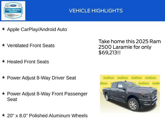 Used 2025 RAM 2500 Laramie w/ Sport Appearance Package image 20