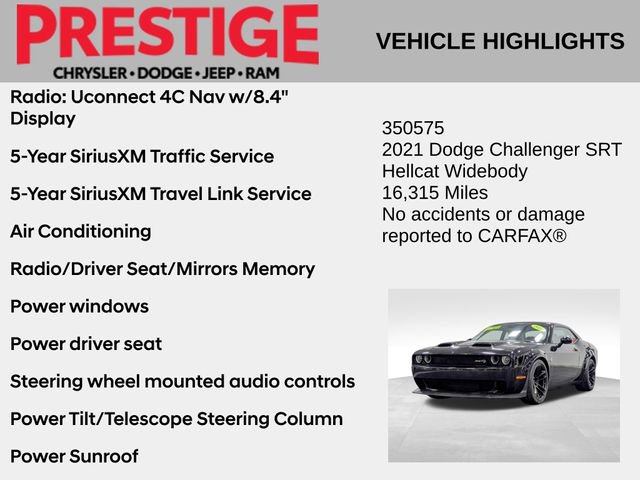 Used 2021 Dodge Challenger SRT Hellcat image 4