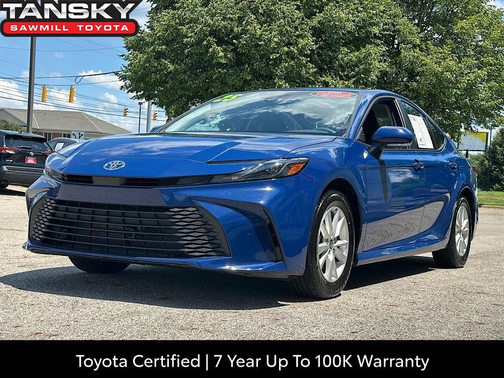 Certified 2025 Toyota Camry LE FWD image 1