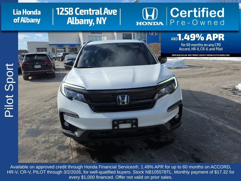 Certified 2022 Honda Pilot Sport image 2