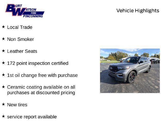 Used 2022 Ford Explorer ST w/ Equipment Group 401A AWD/4WD image 9