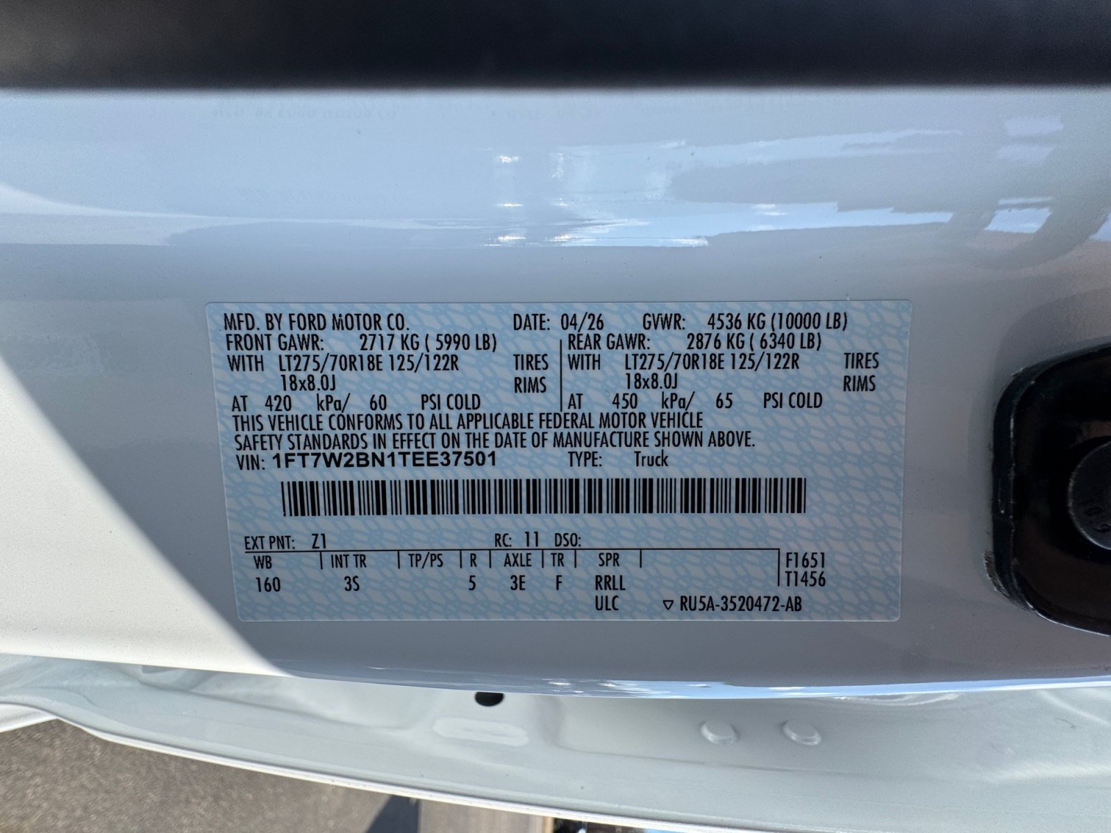 New 2026 Ford F250 XLT w/ FX4 Off-Road Package AWD/4WD image 34