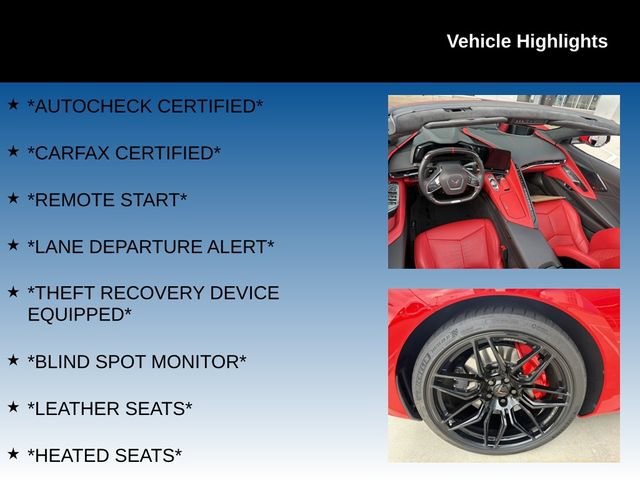 Used 2024 Chevrolet Corvette Z06 w/ Stealth Interior Trim Package RWD image 4