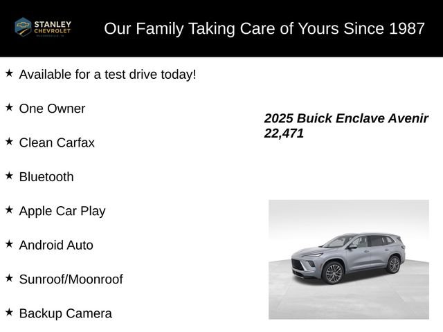 Used 2025 Buick Enclave Avenir w/ Super Cruise Package AWD/4WD image 9