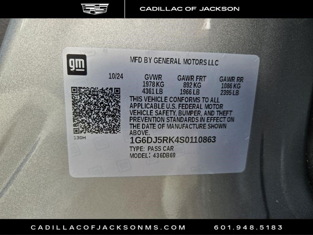 Certified 2025 Cadillac CT4 Luxury w/ Sun And Sound Package RWD image 28