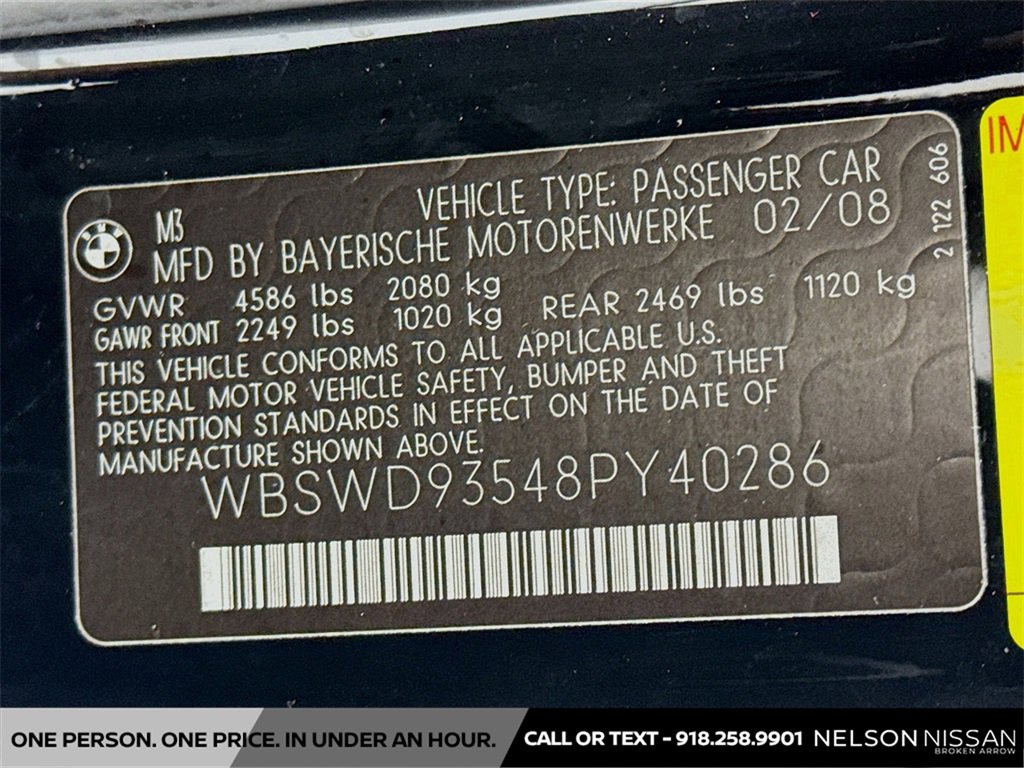 Used 2008 BMW M3 Coupe image 31