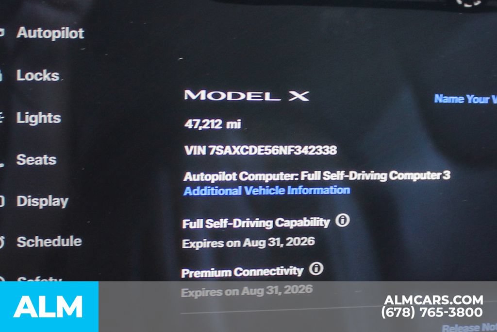Used 2022 Tesla Model X AWD/4WD image 32
