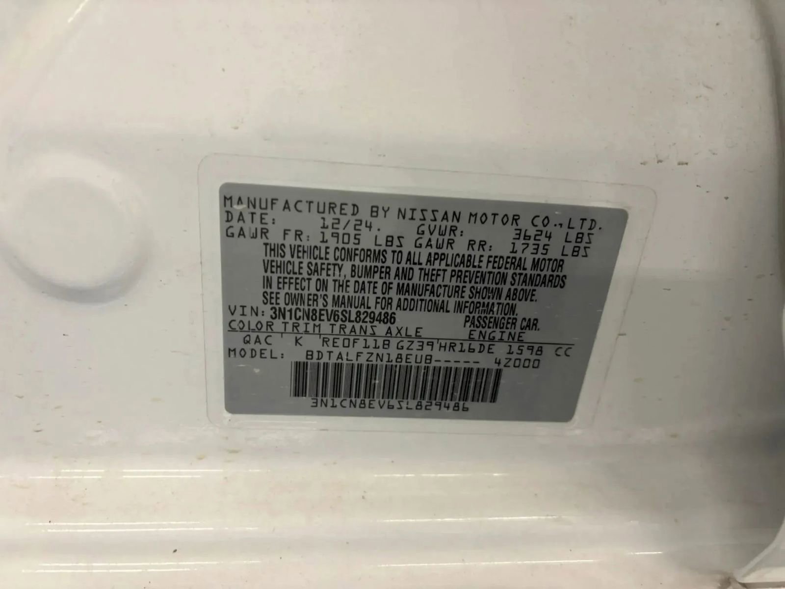 Used 2025 Nissan Versa SV FWD image 50