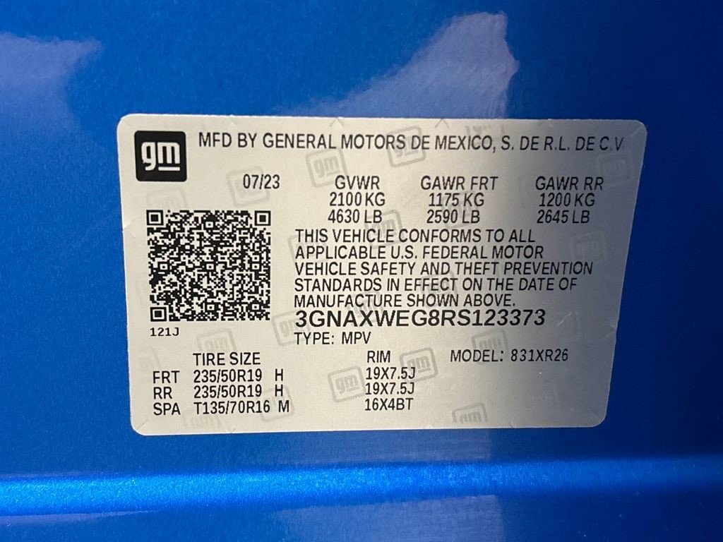 Certified 2024 Chevrolet Equinox RS w/ LPO, Floor Liner Package image 30